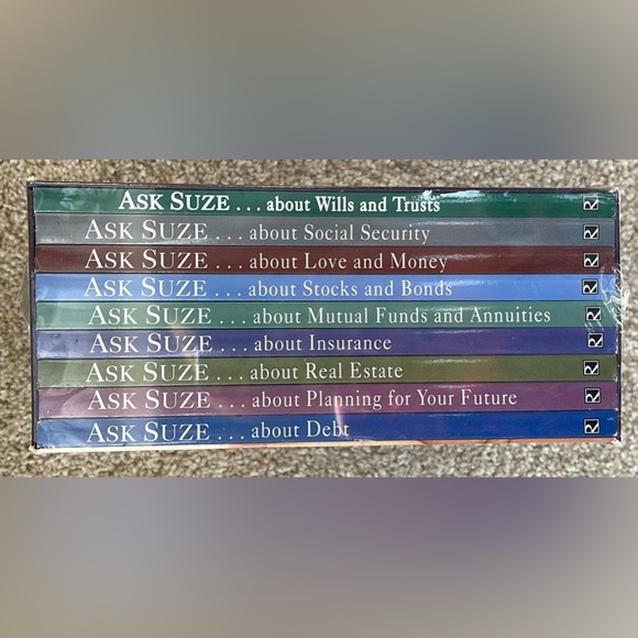 NIP The ASK SUZE Financial Library Set of 9 Books by Suze Orman NYT BESTSLLER! - Picture 2 of 5